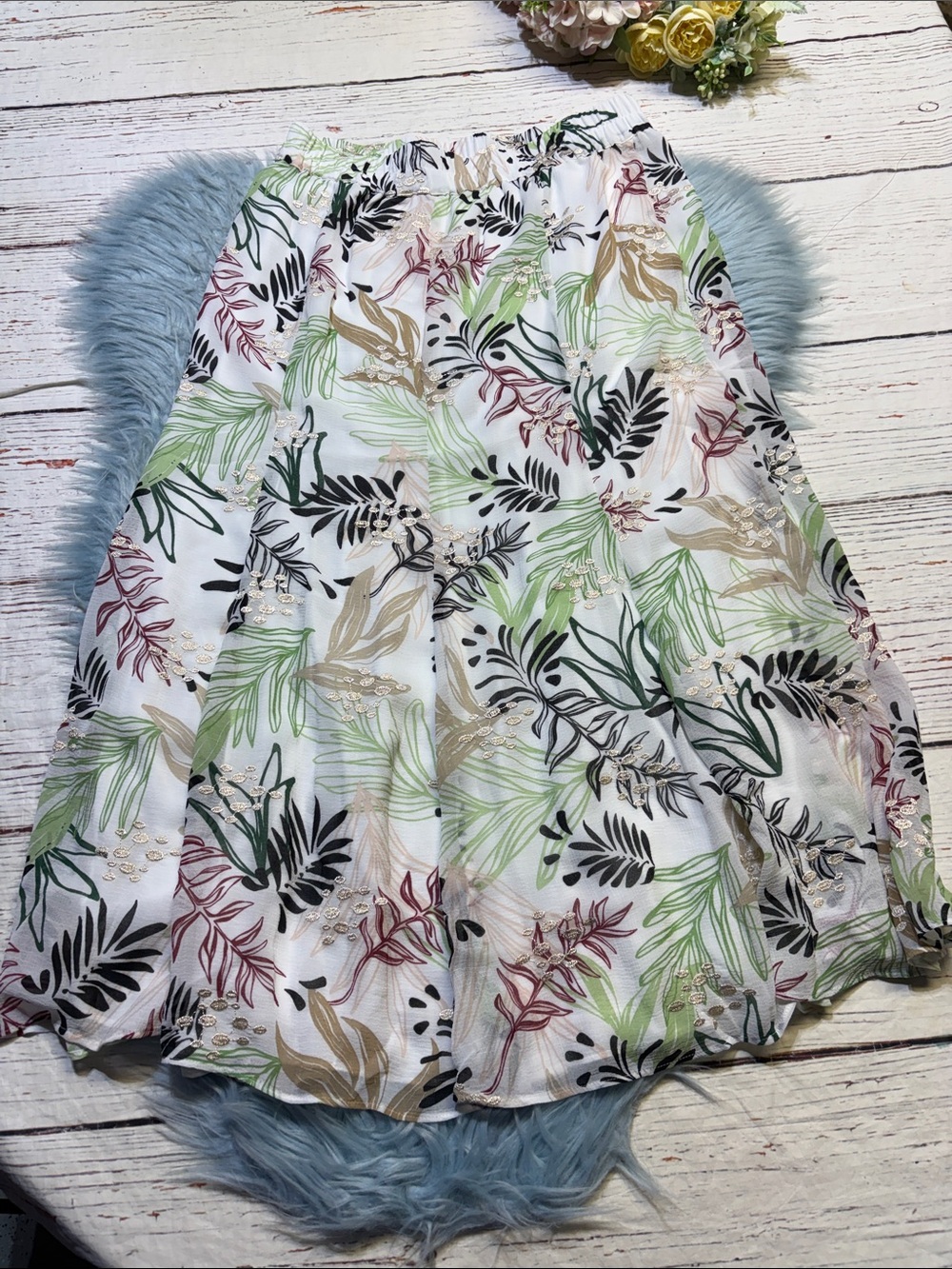 NWT Chico’s Pull On Philo Party Skirt sz M